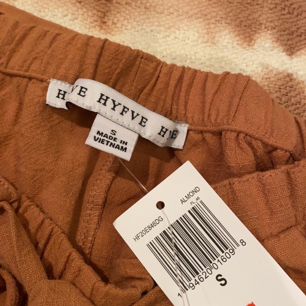 Rust High Waisted Shorts - Picture 3 of 6